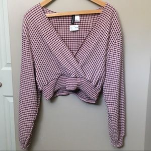 Forever21 cropped long sleeve shirt